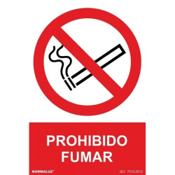 SEÑAL PROHIBIDO FUMAR...