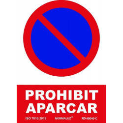 SEÑAL PROHIBIT APARCAR...