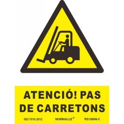 SEÑAL PAS DE CARRETONS...